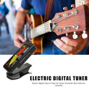 Electric Digital Clip-on Tuner for Guitar Chromatic Bass Violin Accessories