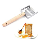 Stainless Steel Bee Hive Uncapping Honey Fork Scraper Shovel Beekeeping Tool