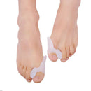 2PCS Gel Bunion Toe Corrector Orthotics Straightener Separator Silicone Tool-