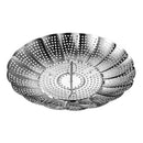 Stainless Steel Steamer Basket Folding Dish for Vegetable Fruits Newest Useful