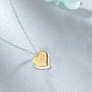 Fashion Heart Shaped Cross Pendant Necklace For Couple Love Jewelry Gift K4 Y7A9