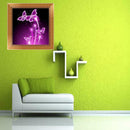 DIY 5D Diamond Embroidery Purple Butterfly Painting Cross Stitch Home Decor
