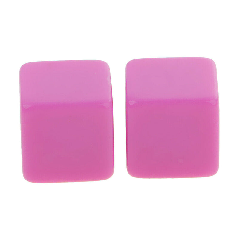 25 Pieces Square Edge Blank Dices D6 Six Sided 16mm/0.62'' for D&D RPG Party