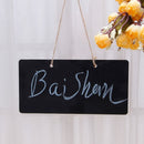 Hanging Blackboard Chalkboard Message Memo Chalk Board Party Wedding Home Decor
