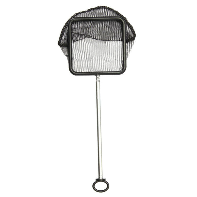1Pc 20~40cm Aquarium Extendable Handle Shrimp Small Betta Fish Tank Net Squ