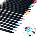 10 Pcs Soft Brush Pen Set Watercolor Painting Art Markers Pen for Drawing C