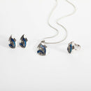 Women'S Fashion Retro 3 Pcs/Set Bride Wedding Luxury Crystal Necklace/Earri G9S2