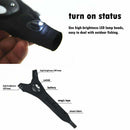 LED Flashlight Magic Strap Fingerless Gloves with 2 LED light for Repairing