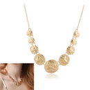 Retro Women Ethnic Gypsy Bohemian Tribal Boho Coin Statement Necklace Pendant3C