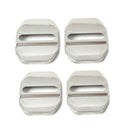 4Pcs Stainless Steel Door Lock Protection Cover Door Lock Lock Cover for Me