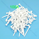 100pcs 70mm Golf Ball Wood Tee Outdoor sports wooden Tees Brand White