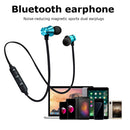 Neck Hanging Magnetic Bluetooth Headset Earplugs Wireless Sports Earphone A