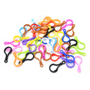 Plastic Key Chains Key Ring Multi-Color With Loop 50mm*25mm Color Random JR JCSE