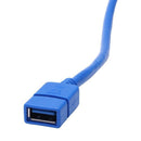 USB 3.0 Right Angle Male to USB 3.0 Female Extension Cable 1 FT S9E5