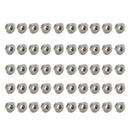 50 Pieces M6 Flange Nuts 304 Stainless Steel Hexagon Serrated Metric Thread