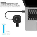 USB Hub, One to Four USB Expansion Hub, Circular HUB 3.0 Adapter V7O9