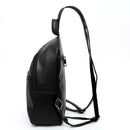 3pcs/Set Women Backpack Teenager Girls PU Shoulder Bag Handbag Small Purse