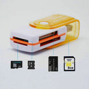 Mini All in One USB 2.0 Smart Card Reader SD/MMC/TF/Micro MS M2 Card Reader NEW~