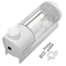 Liquid Soap Dispenser Wall Mounted Bathroom Hand Shower Gel Shampoo Titaniu O1Q2