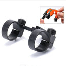 Bike Bicycle Light Lamp Stand Holder Grip LED Flashlight Torch Clamp Clip Mo T@Z