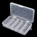 Small Size Double Side 5 Compartments Fishing Tackle Box Lure Bait Hooks Storage