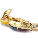 Fashion Enamel Colorful Toucan Bird Shape Animal Brooch Pin Jewelry Bag Decor JR