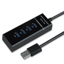 High Speed 4 Port USB 3.0 Multi HUB Splitter Expansion Desktop PC Laptop Adap OZ