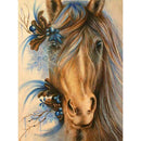 5D DIY Full Drill Diamond Painting Horse Head Cross Stitch Embroidery Decor K