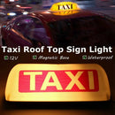 12V Waterproof Top Sign Magnetic Meter Cab Lamp Light LED TAXI Signal Lamp  H9K2
