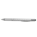 Multifunction Touch Screen Stylus Pen with Spirit Level Ruler Screwdriver