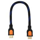 5X(Ethernet HDMI Male to HDMI Male m/m Adapter Cable 30cm 12" for TV ComputU9M1)