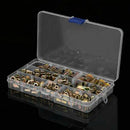 Rivet Nut Tool Kit 175pcs Mixed Zinc Yellow Plated Steel Insert Nut new 1 pc