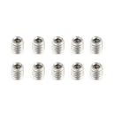 50Pcs M2.5 x 3mm Stainless Steel Hex Socket Set Grub Screws Headless Cup Po