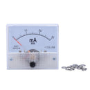 DC 0-30MA Analog Current Panel Meter Ammeter 85C1 30MA, White L2R1