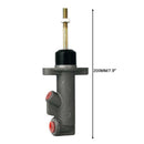 Universal Brake Clutch Master Cylinder Kit 0.625" 5/8" Remote Hydraulic