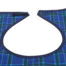 Reusable Waterproof Adults Elder Mealtime Clothing Protector Aid Bib Blue