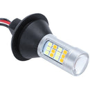 2X Bau15S 1156 P21W S25 42Smd Switch Back Led White Drl & Amber Turn Signal L4B8