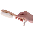 Wooden Handle Brush Baby Hairbrush Newborn Hair Brush Infant Comb Head Massag â„–[