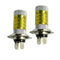 2PCS H7 2323 80W 6000K 16-SMD LED Fog Lights Driving Bulbs for Car - Yellow
