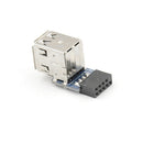 Motherboard 9 Pin USB Pin 2 Layer Type USB 2.0 A Female Ports Adapter MO