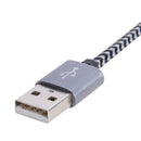 3pcs 1.8m Micro USB Cables Nylon Braided 2A Fast Charging Data Sync Cable A