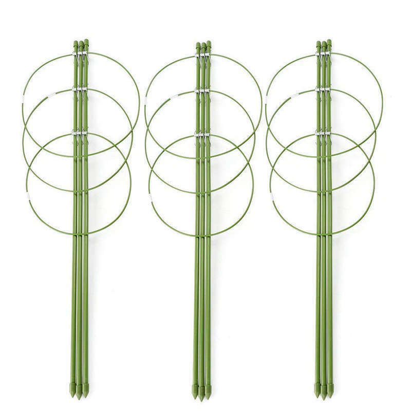 Climbing Plants Support, Garden Trellis Flowers Tomato Cages Stand Set Of 3