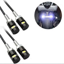 4pcs white led smd motorcycle & car license plate screw bolt Light lamp bulb OZ