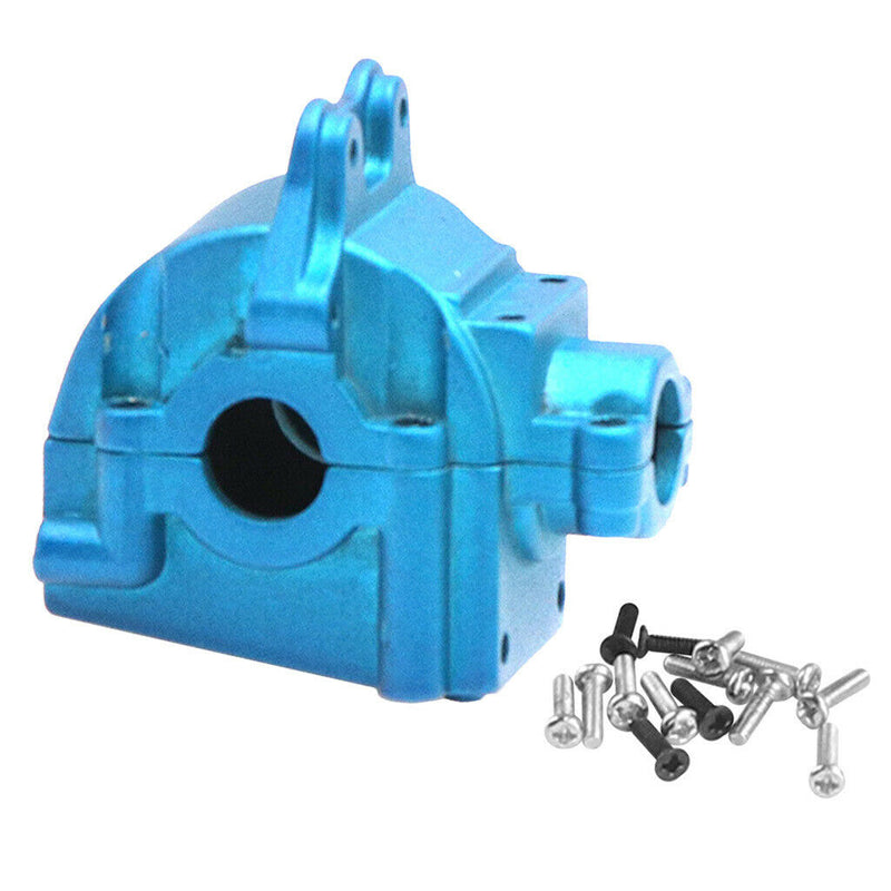 RC Metal Gearbox Housing Cover for WLTOYS 144001 1:14 RC Car Parts Blue