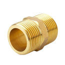 Brass 3/4 inch PT to 3/4 inch PT Male Thread Hex Nipple Piping Quick