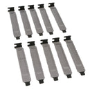 10Piece PC Case PCI Expansion Slot Back Plate Cover Dust Filter Steel Blank