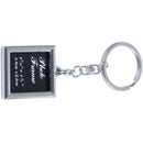 Metal Photo Frame Keychains Key Ring Gift,Rectangular shape J3P1