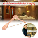 Wooden Wood Color Clothes Hangers Walnut Coat Suit Dress Pants Shirt Hanger