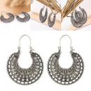 Women's Hoop Earrings Ethnic Tribal Aztec Hippy Dangle Tibetan Valentine's~ Y2X7