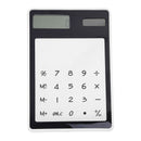 Desk Solar Transparent Touch Calculator Black 8 figures S1A9